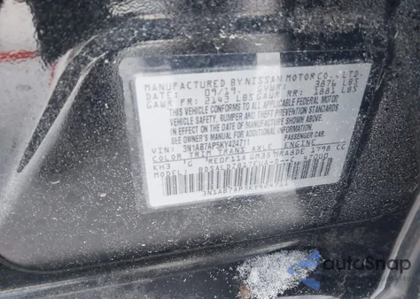 2019 Nissan Sentra Sv z USA, uszkodzony, nr VIN 3N1AB7AP5KY424711